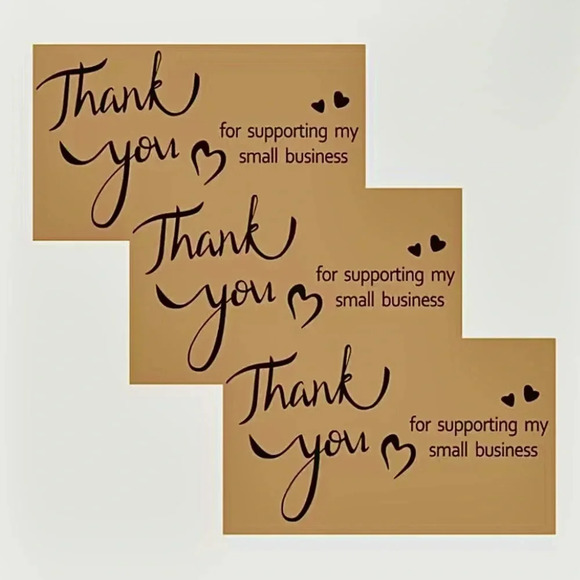 50PCS Thank You Cards For Small Businesses NEW - Picture 3 of 5